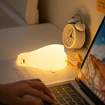 Load image into Gallery viewer, Lie Flat Duck Silicone Night Light
