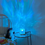 Load image into Gallery viewer, 16 color LED Water Ripple Ambient Night Light
