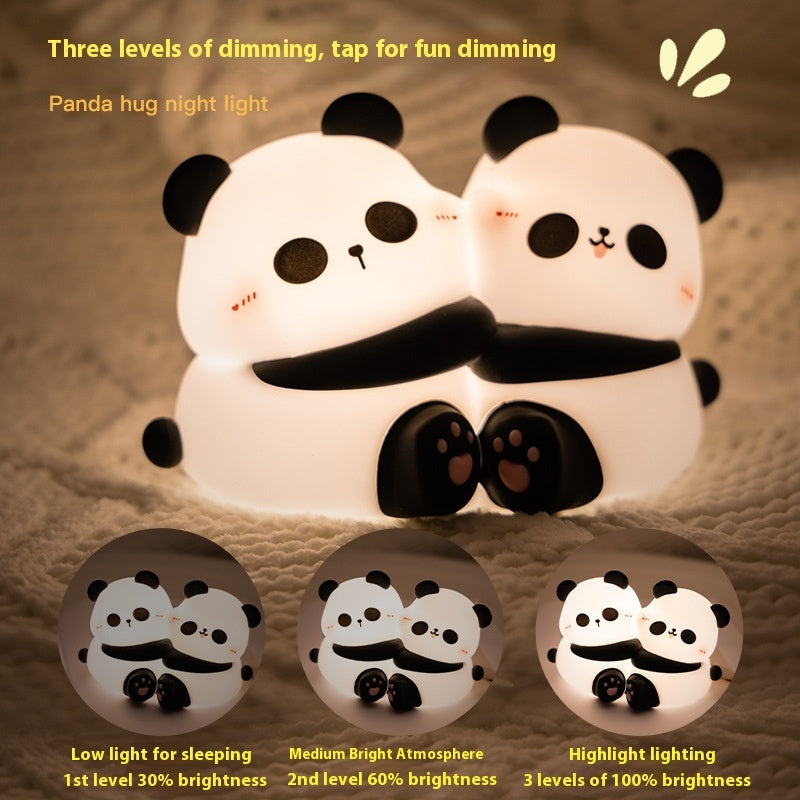 Panda Hug LED Night Light- Valentine Gift