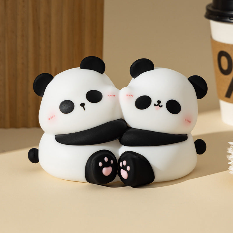 Panda Hug LED Night Light- Valentine Gift