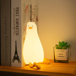 Load image into Gallery viewer, Lie Flat Duck Silicone Night Light
