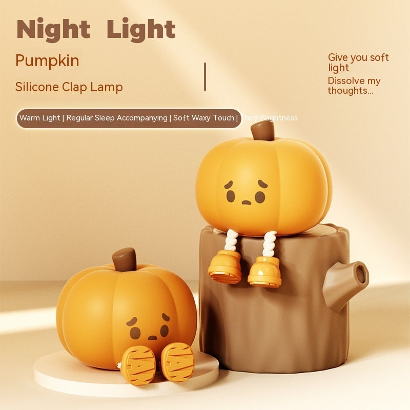 Cute pumpkin Silicone  Light