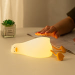 Load image into Gallery viewer, Lie Flat Duck Silicone Night Light
